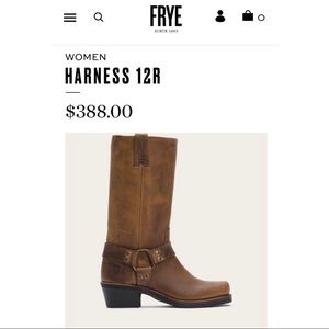 Women’s Frye “Harness 12R” Leather Boot